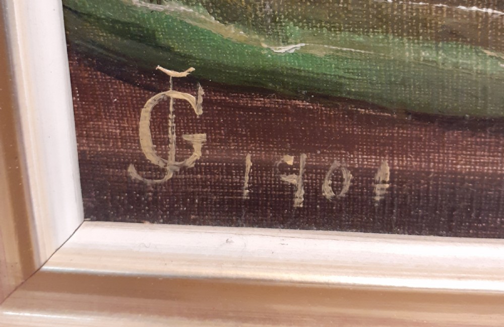 Oil on Canvas, Initialled and Dated JG, 1901 View III