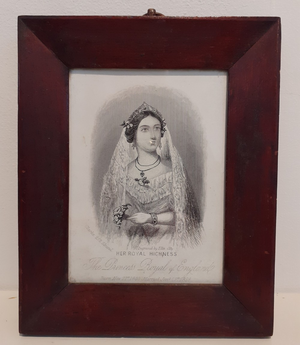 Pair of Victorian Wedding Portraits, the Prussian Wedding 1858 View V