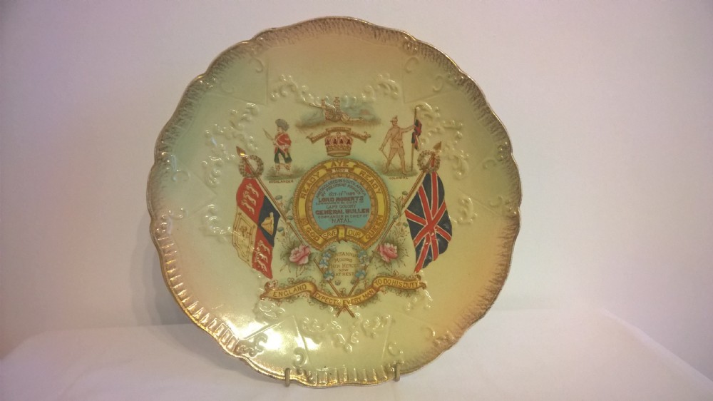 Commemorative Plate, 2nd Boer War, 1899 – 1902