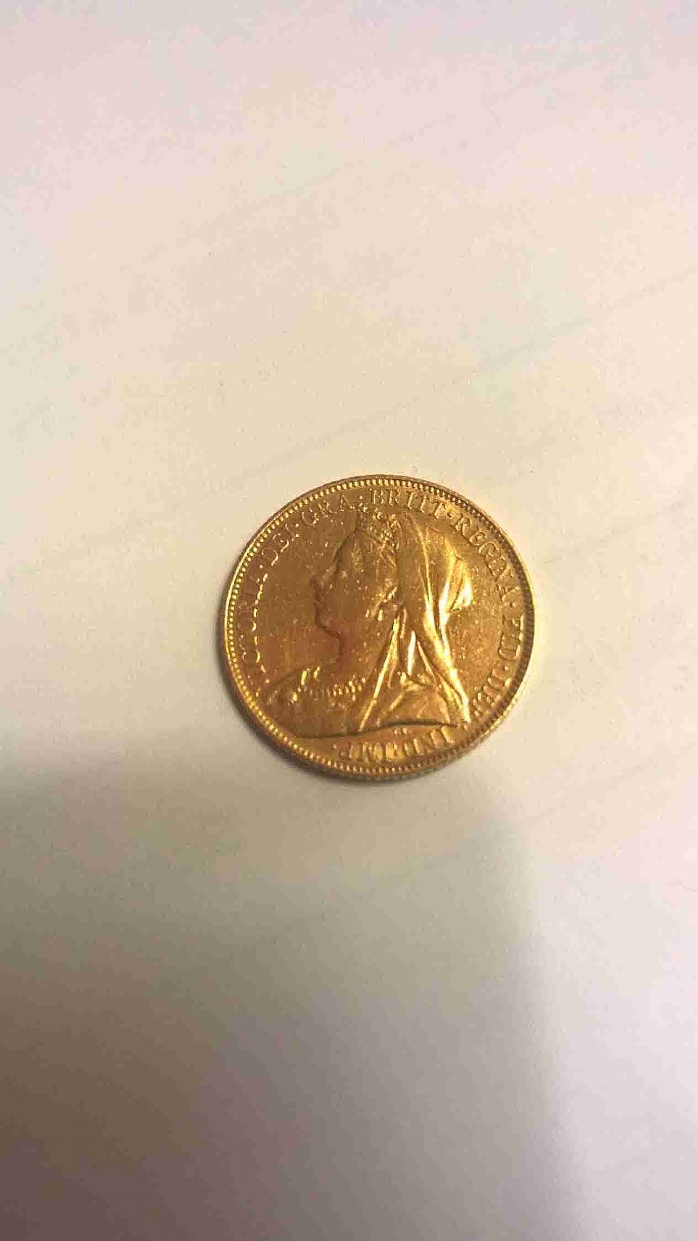 Gold Sovereign, Queen Victoria, Old Head, 1899
