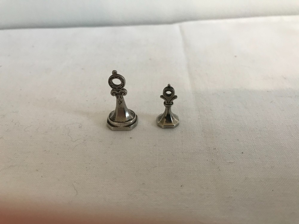Two Georgian Silver Seal FOBS
