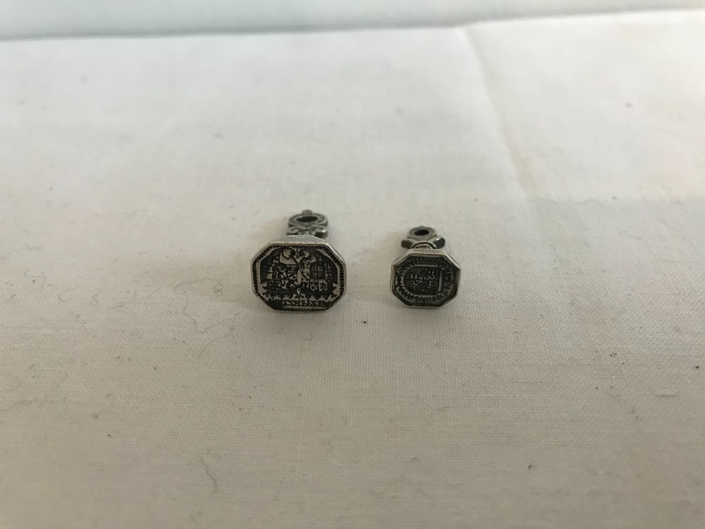 Two Georgian Silver Seal FOBS View II