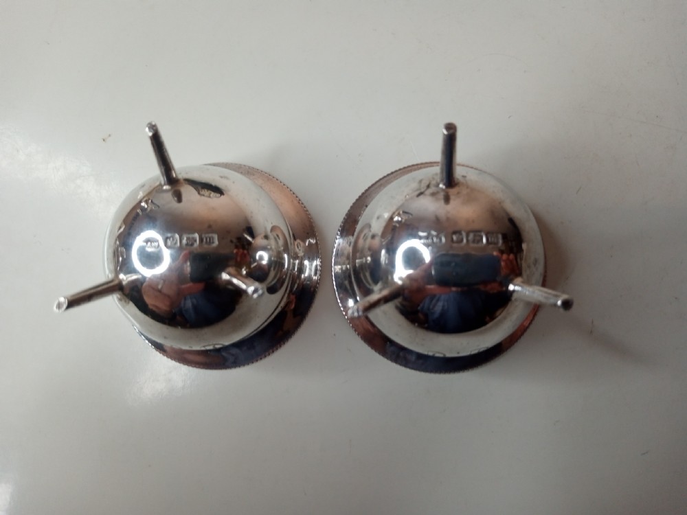 Silver Mappin & Webb Condiment Set, Hallmarked 1904 View V