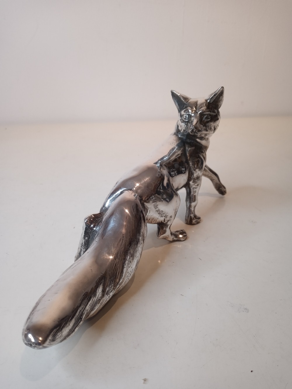 Early 1900's Model of a Silver plated Fox View II