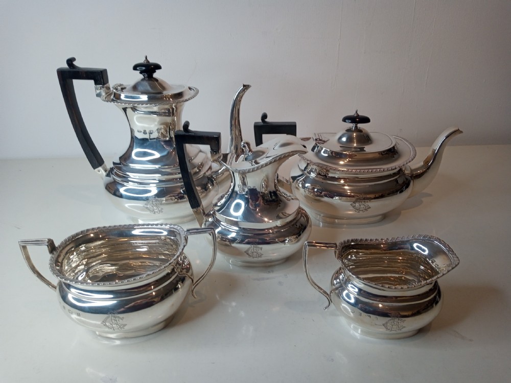 Five Piece Silver Tea and Coffee Set, 1900
