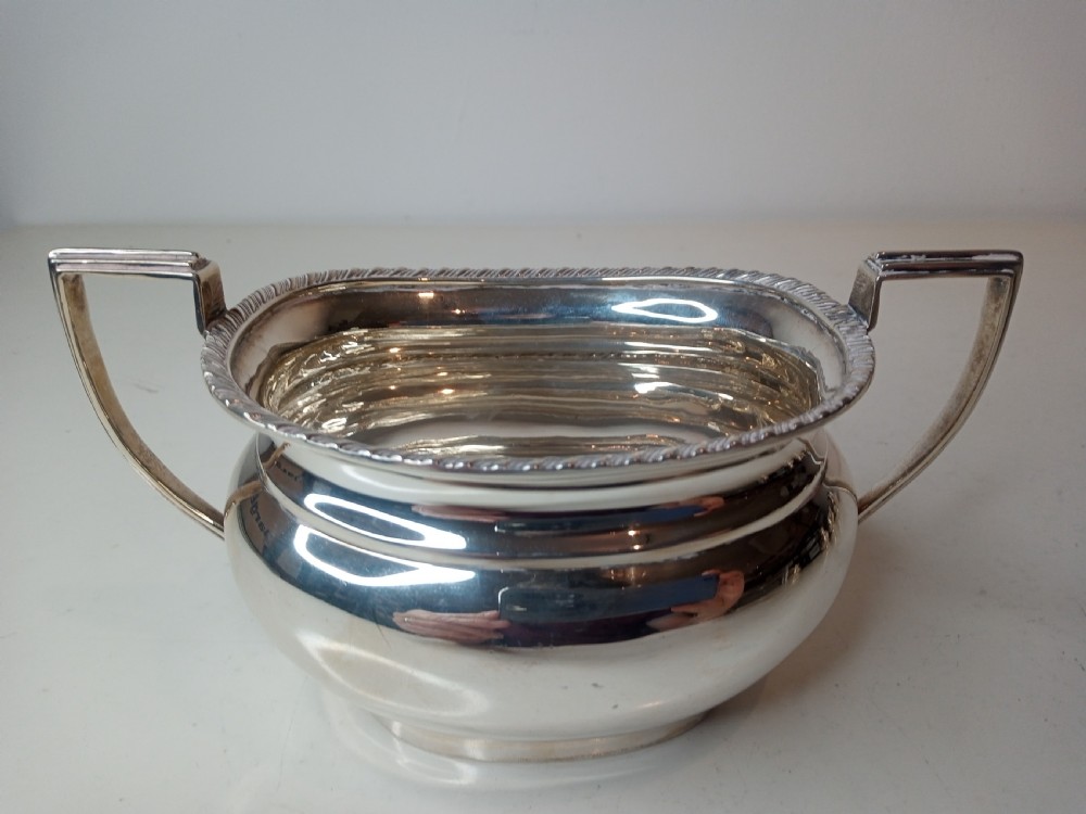 Five Piece Silver Tea and Coffee Set, 1900 View X