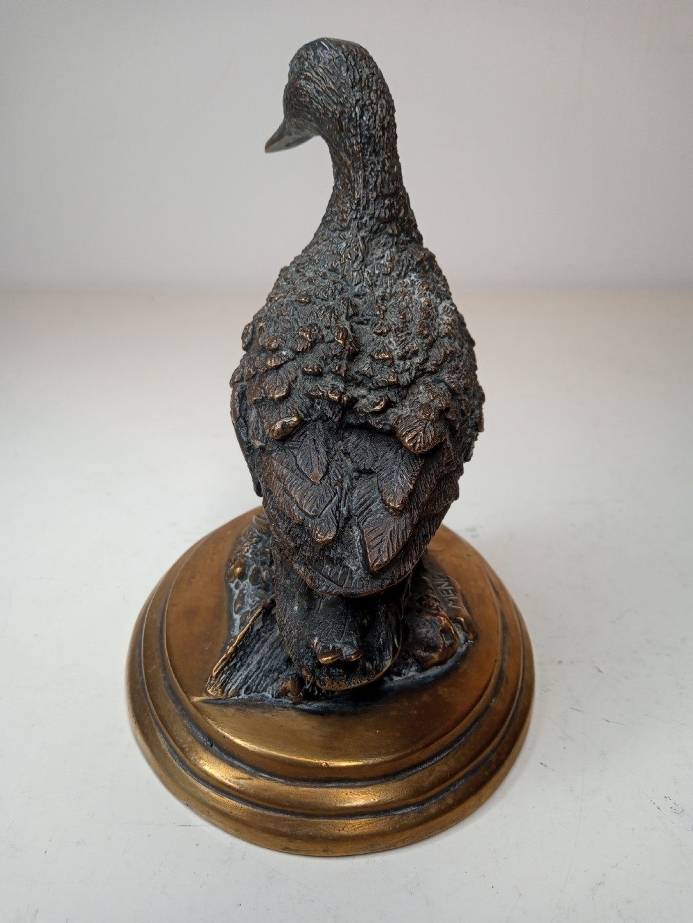 Original Bronze of a Duck, signed Mene (1810-1879) View III