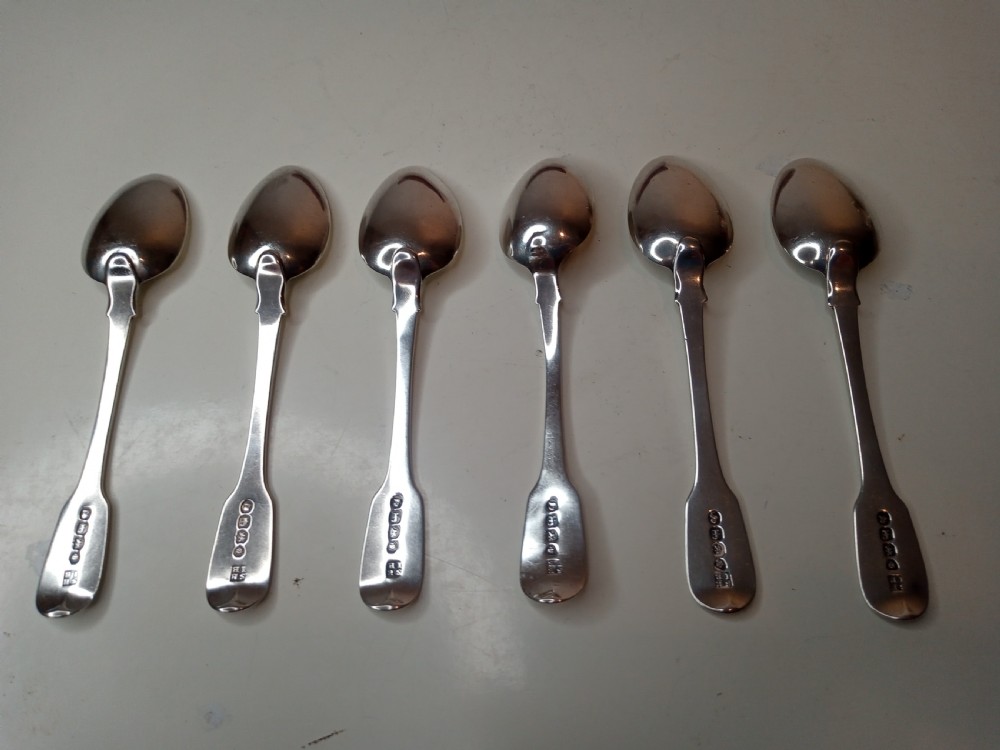 Six Georgian Spoons, Hallmarked London 1821 View III