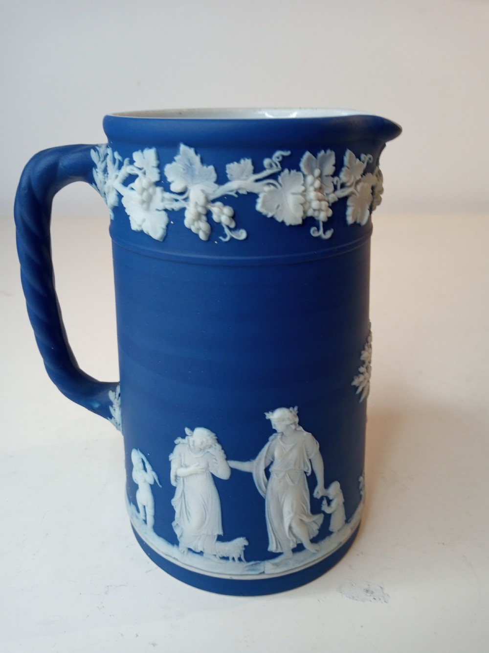 Two Wedgwood Japerware Milk Jugs, 1930's View III