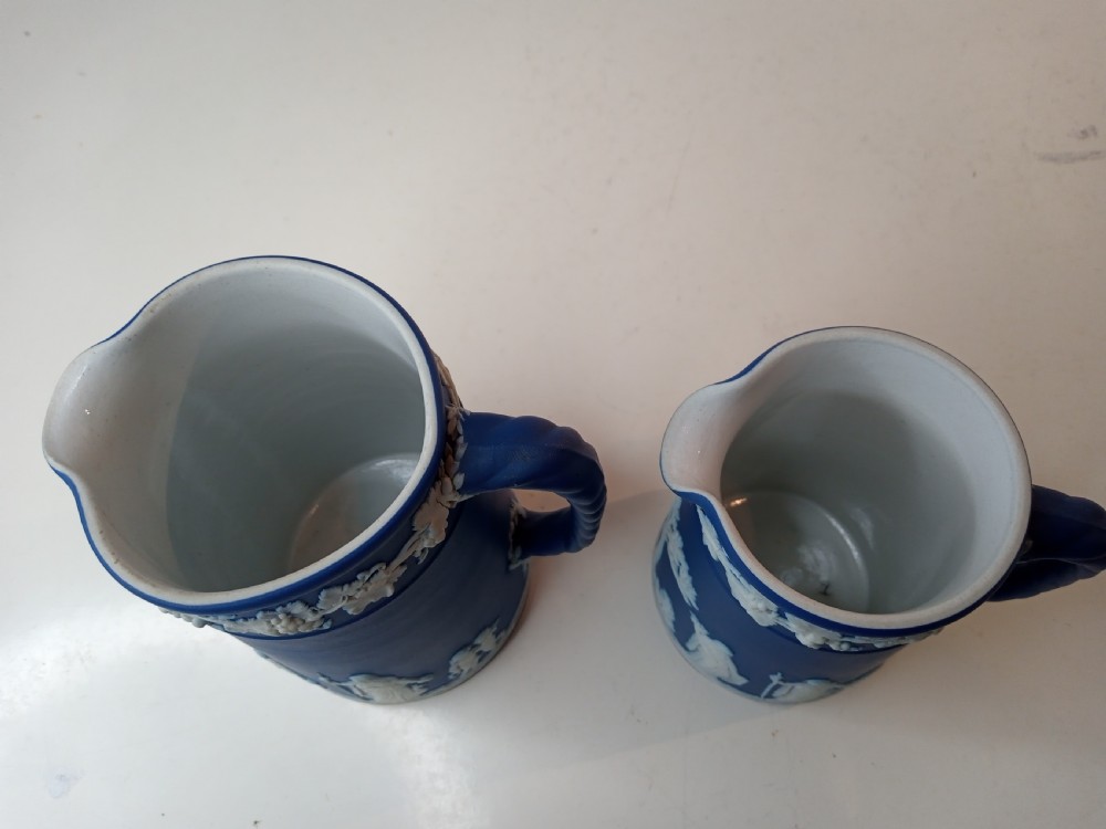 Two Wedgwood Japerware Milk Jugs, 1930's View IV