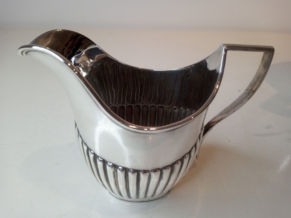 Matching Victorian/Edwardian Hallmarked Silver Teaset View VI