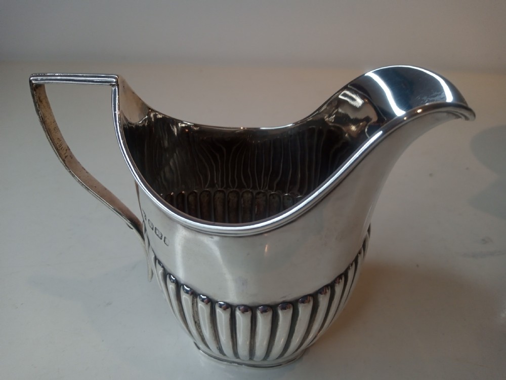 Matching Victorian/Edwardian Hallmarked Silver Teaset View VII