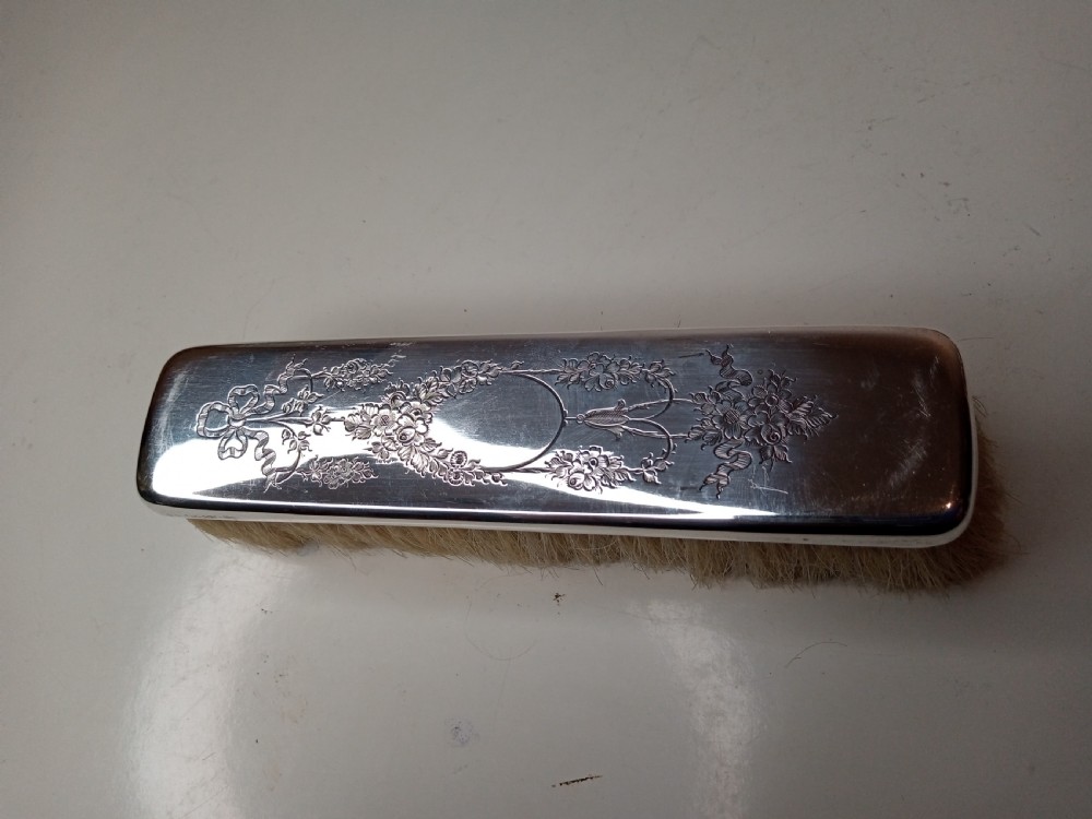 Late Art Nouveau Sterling Silver Vanity Set, 1905 View V