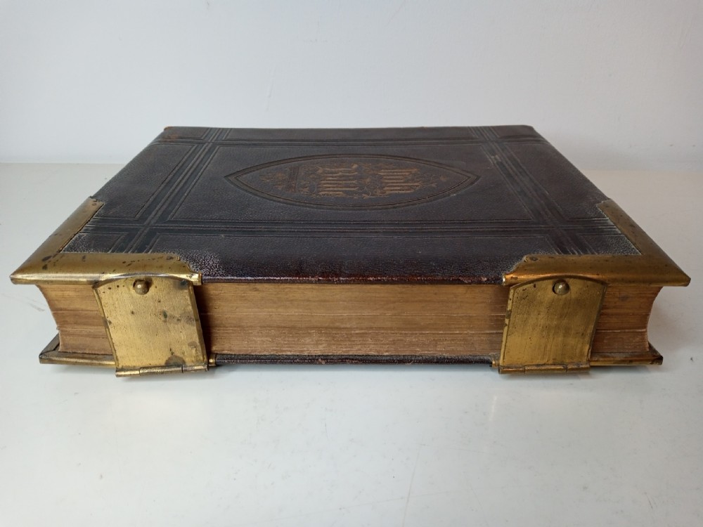 Holy Bible with Brass Clasps, 1874 View II