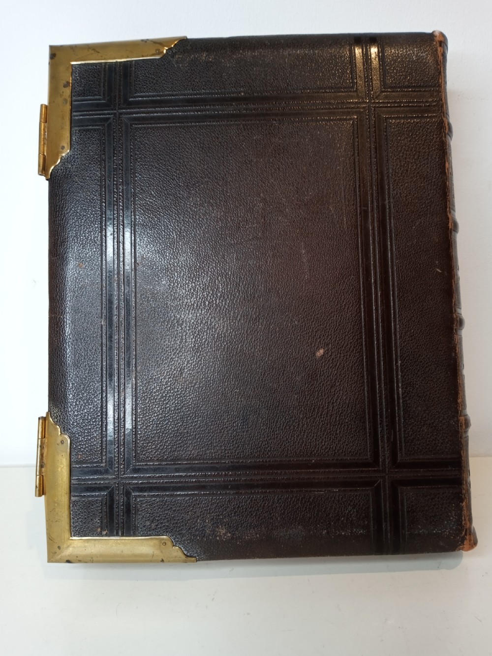 Holy Bible with Brass Clasps, 1874 View III