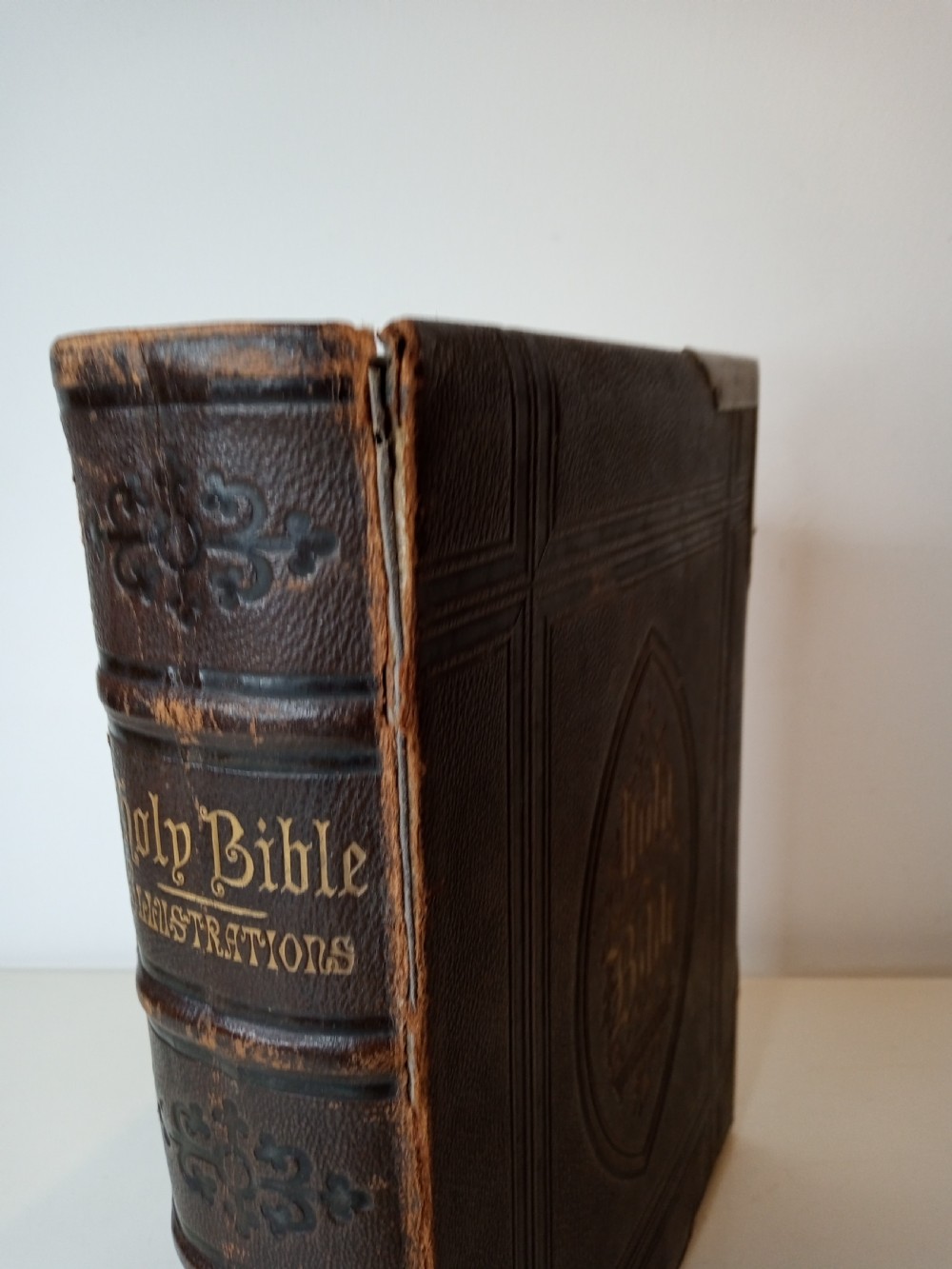 Holy Bible with Brass Clasps, 1874 View VII