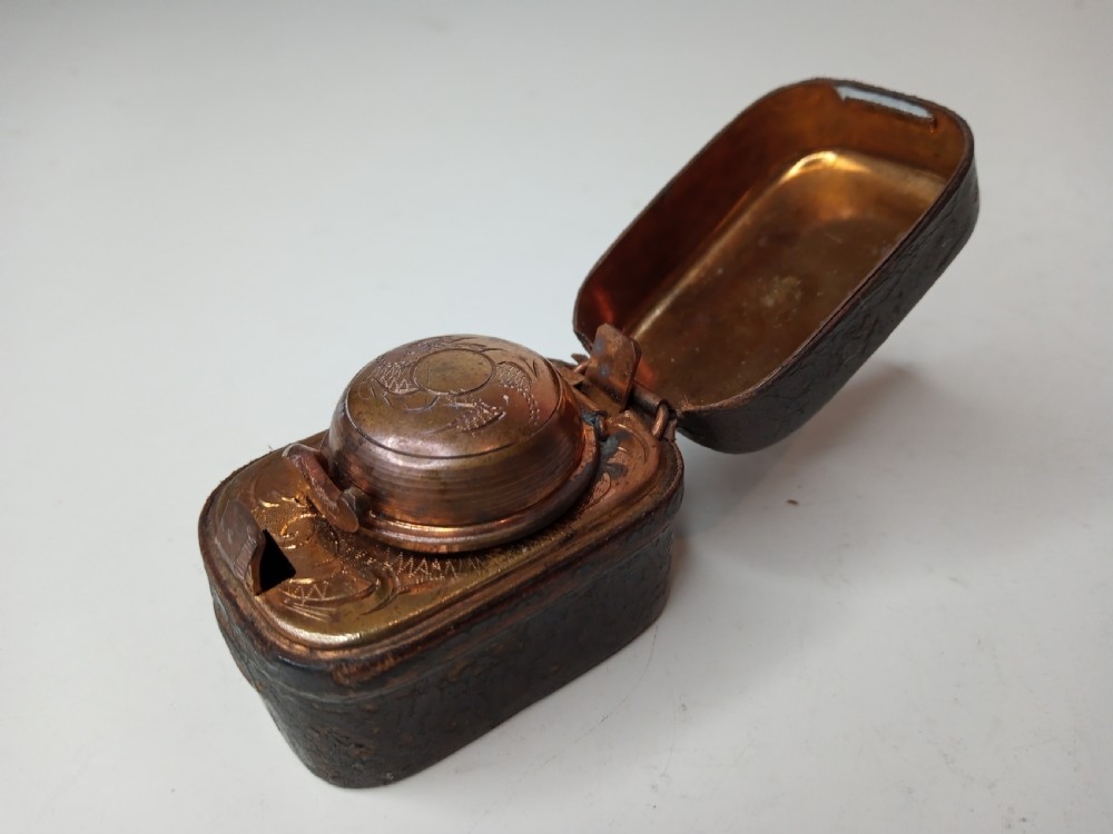 Victorian Travel Inkwell  View II