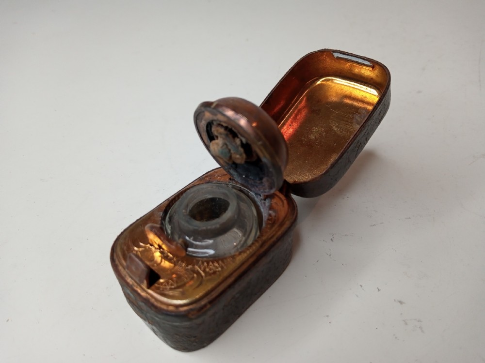 Victorian Travel Inkwell  View III