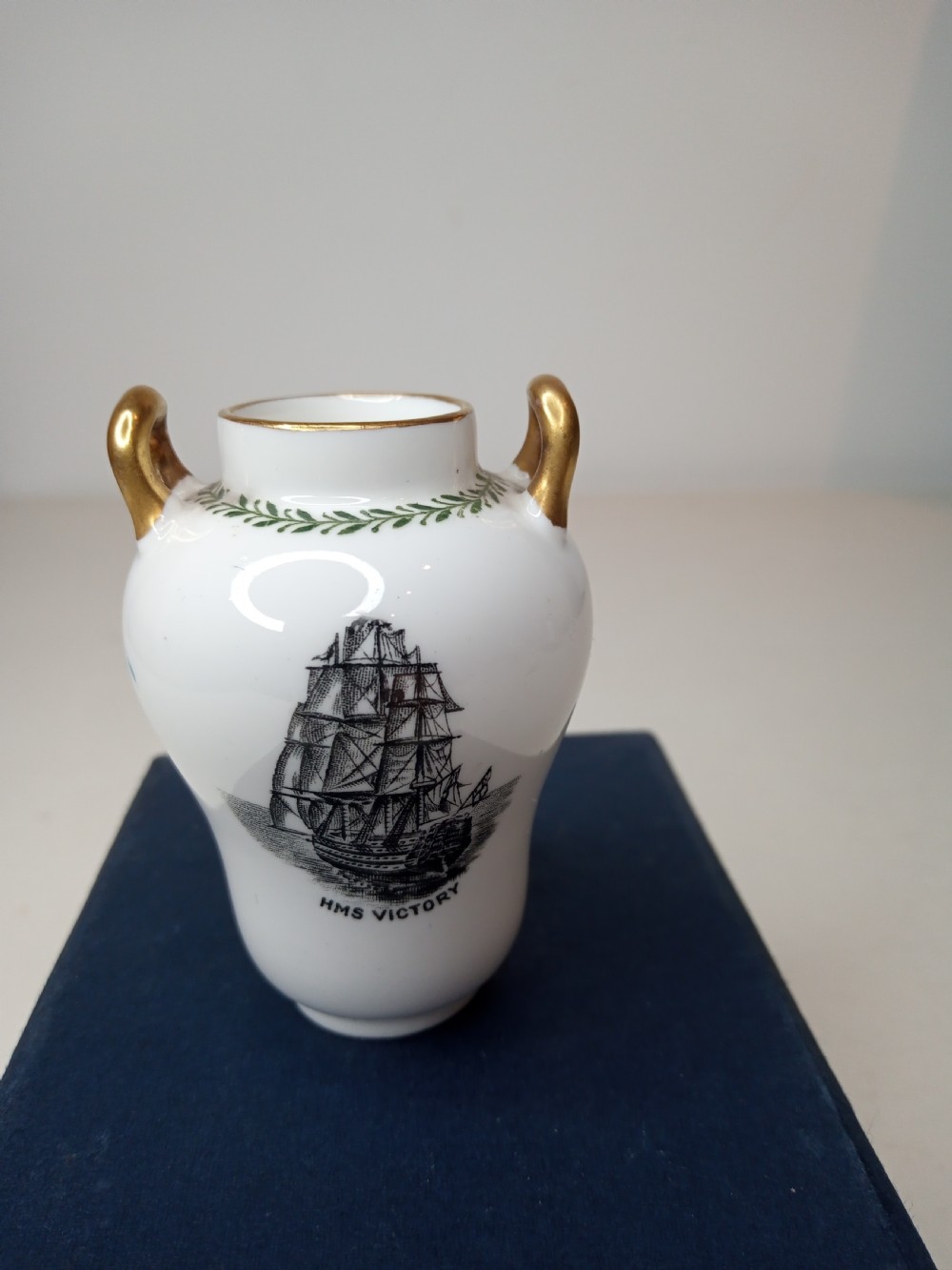 Admiral Nelson Miniature Wedgwood Vase  1905 View II