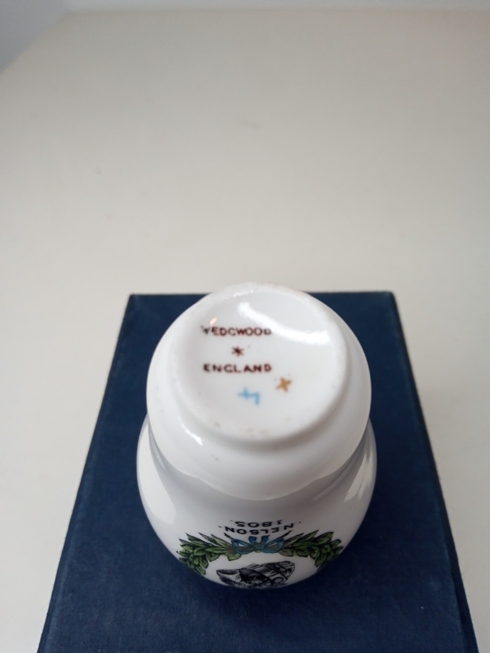 Admiral Nelson Miniature Wedgwood Vase  1905 View V
