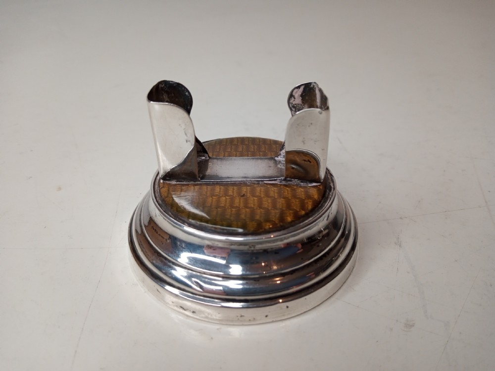Art Deco Silver Date Stand, Hallmarked 1926 View II