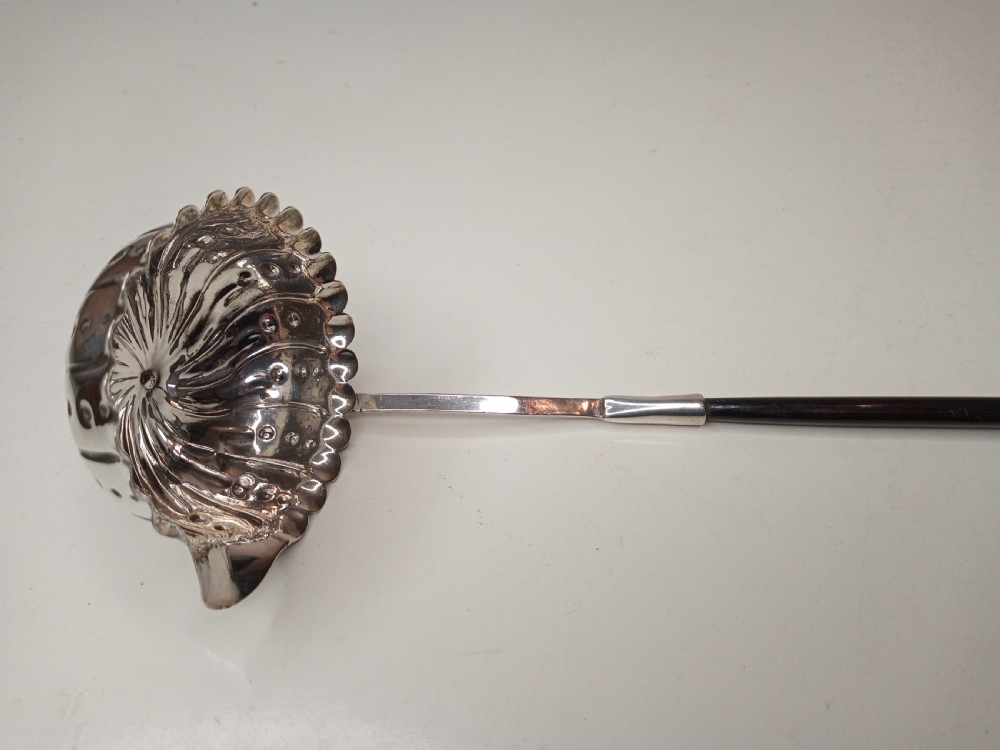 Georgian Toddy Ladle with twisted Whale Bone Handle View III