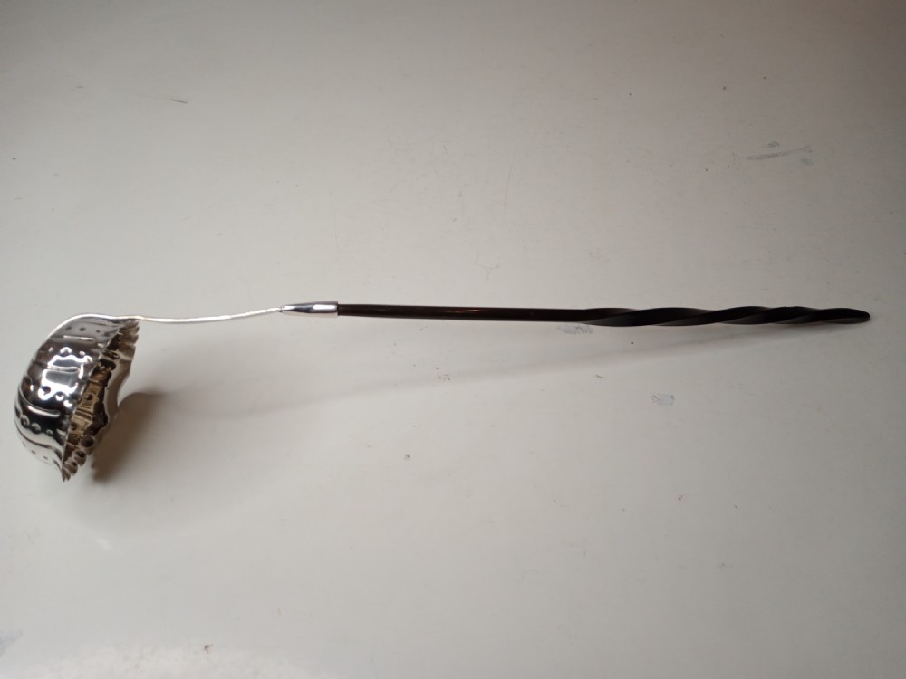 Georgian Toddy Ladle with twisted Whale Bone Handle View VI