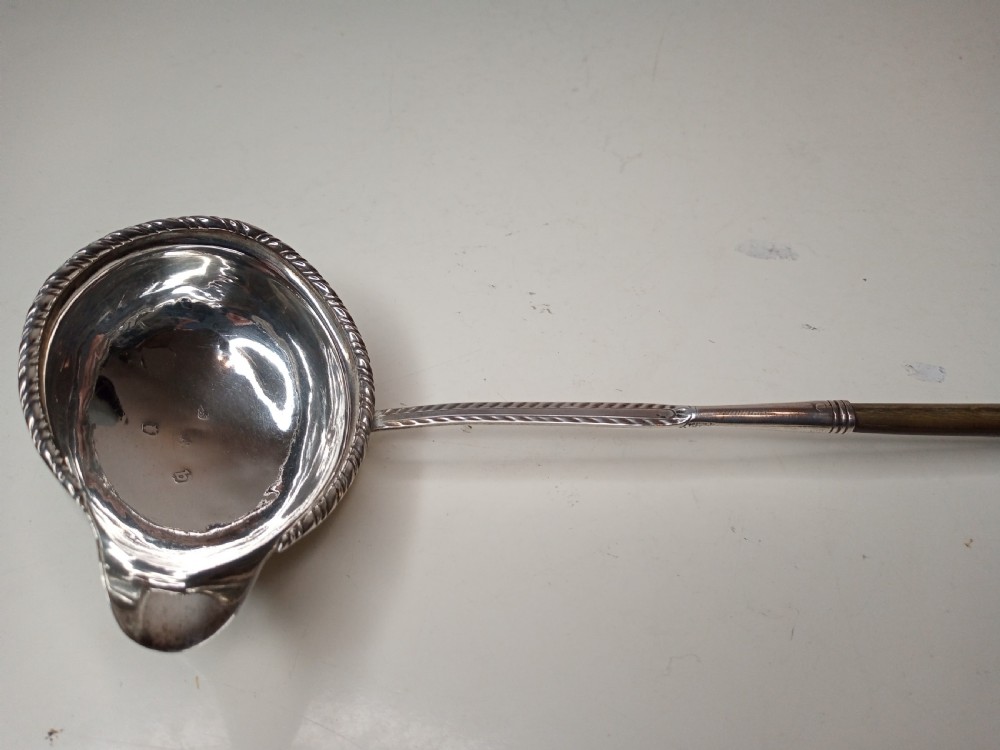 Georgian Silver Toddy Ladle, Hallmarked 1817 View III