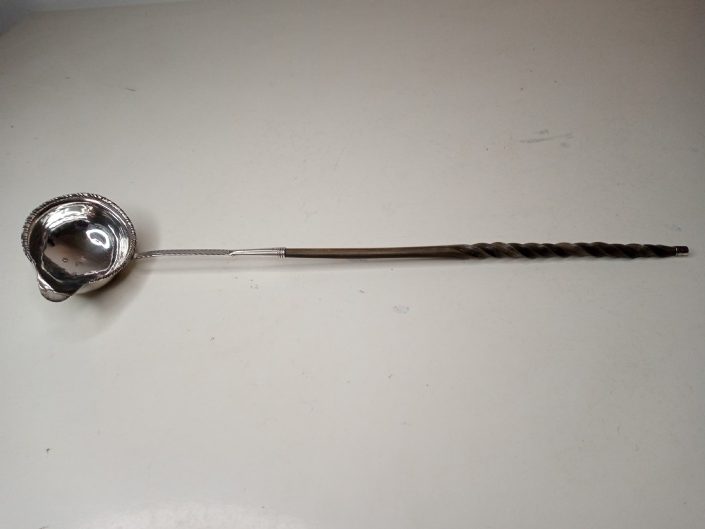 Georgian Silver Toddy Ladle, Hallmarked 1817 View V