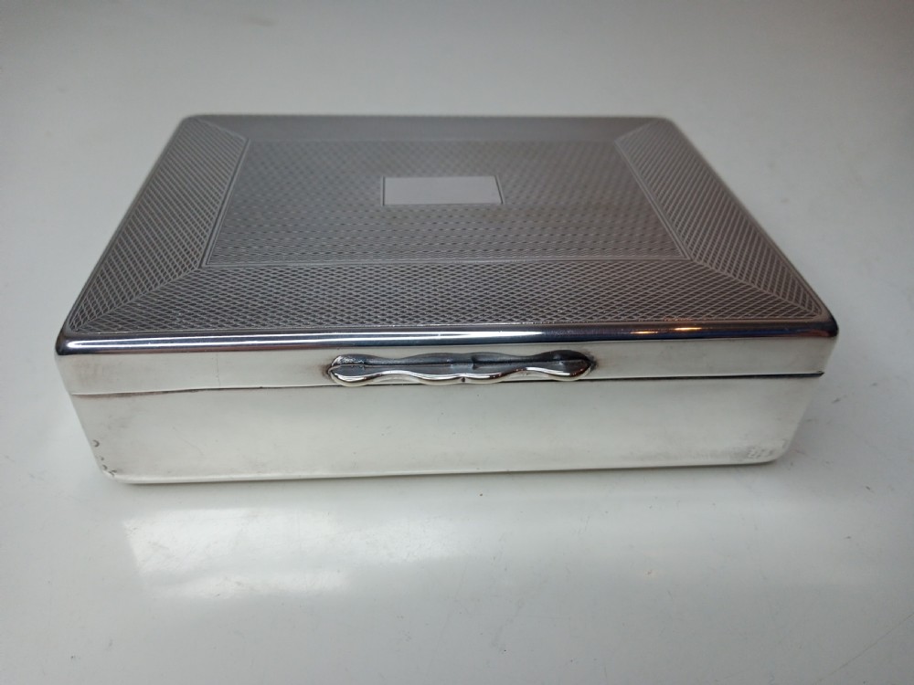 Art Deco Silverplated Cigarette Box