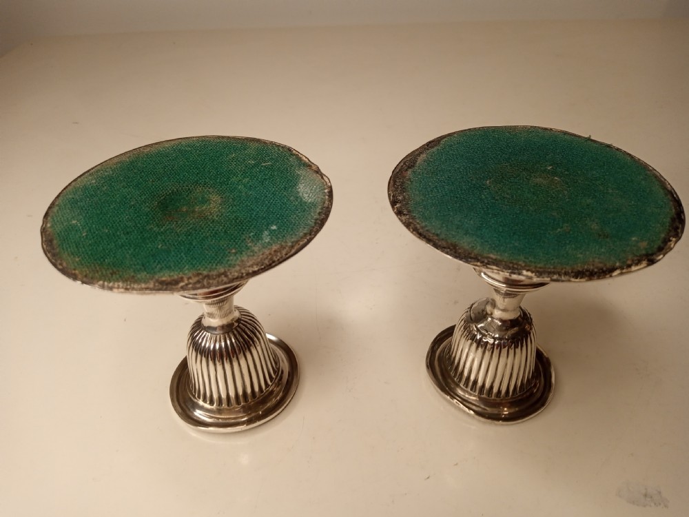 Pair of Sterling Silver Candlesticks, Hallmarked 1901 View IX