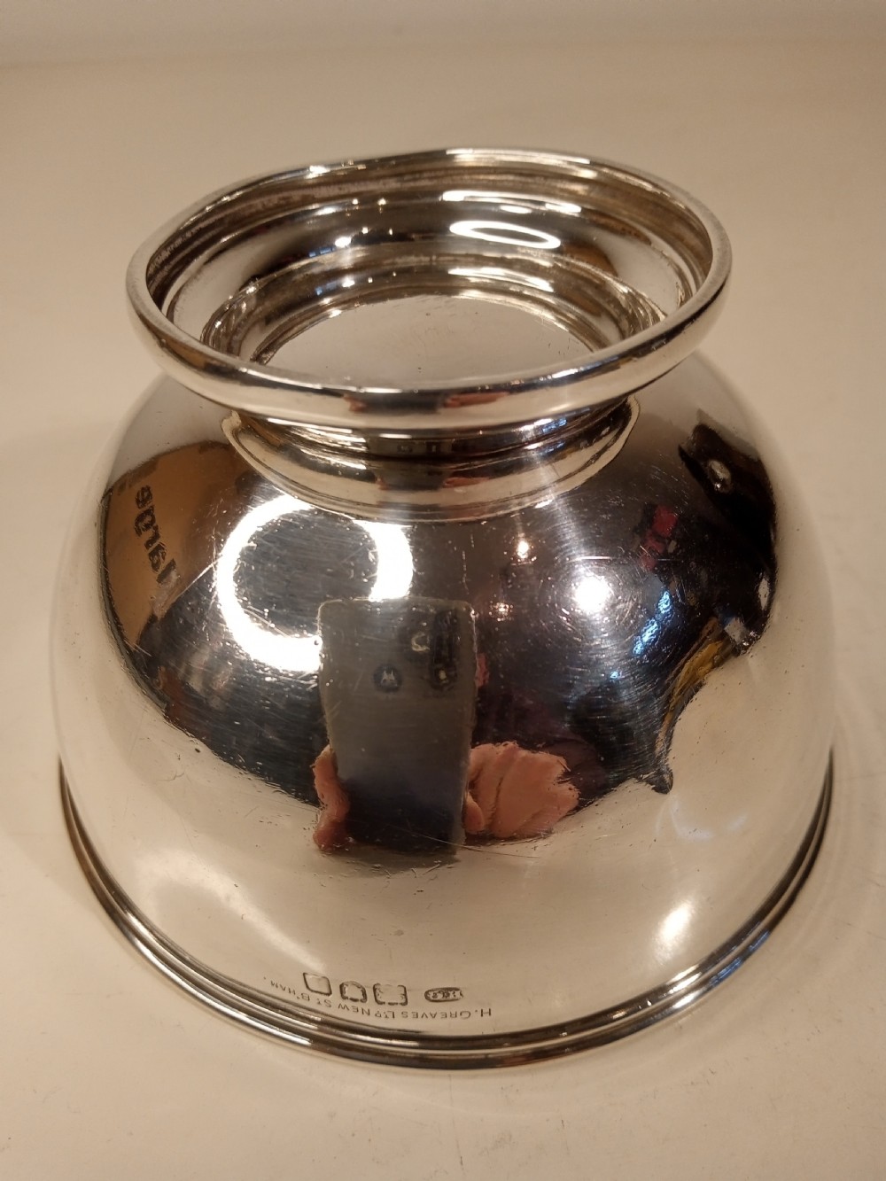 Silver Bowl, Hallmarked London 1904,  View III