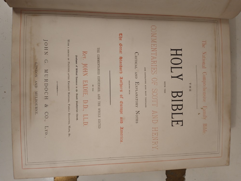 Large Family Bible View XII