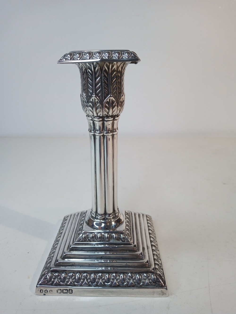 Pair of Silver Candlesticks, 1893 View II