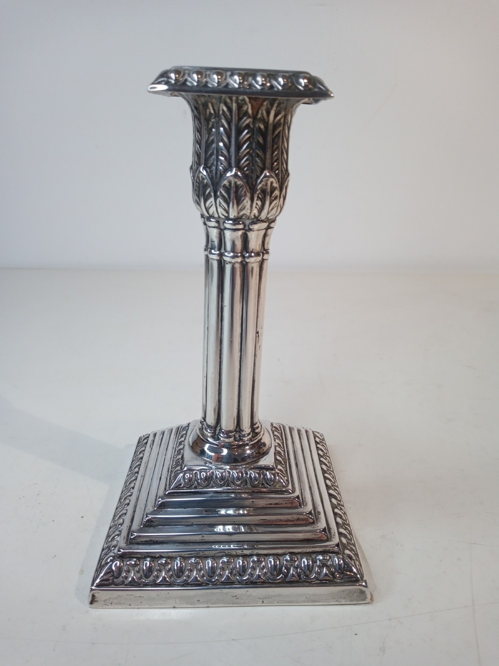 Pair of Silver Candlesticks, 1893 View III