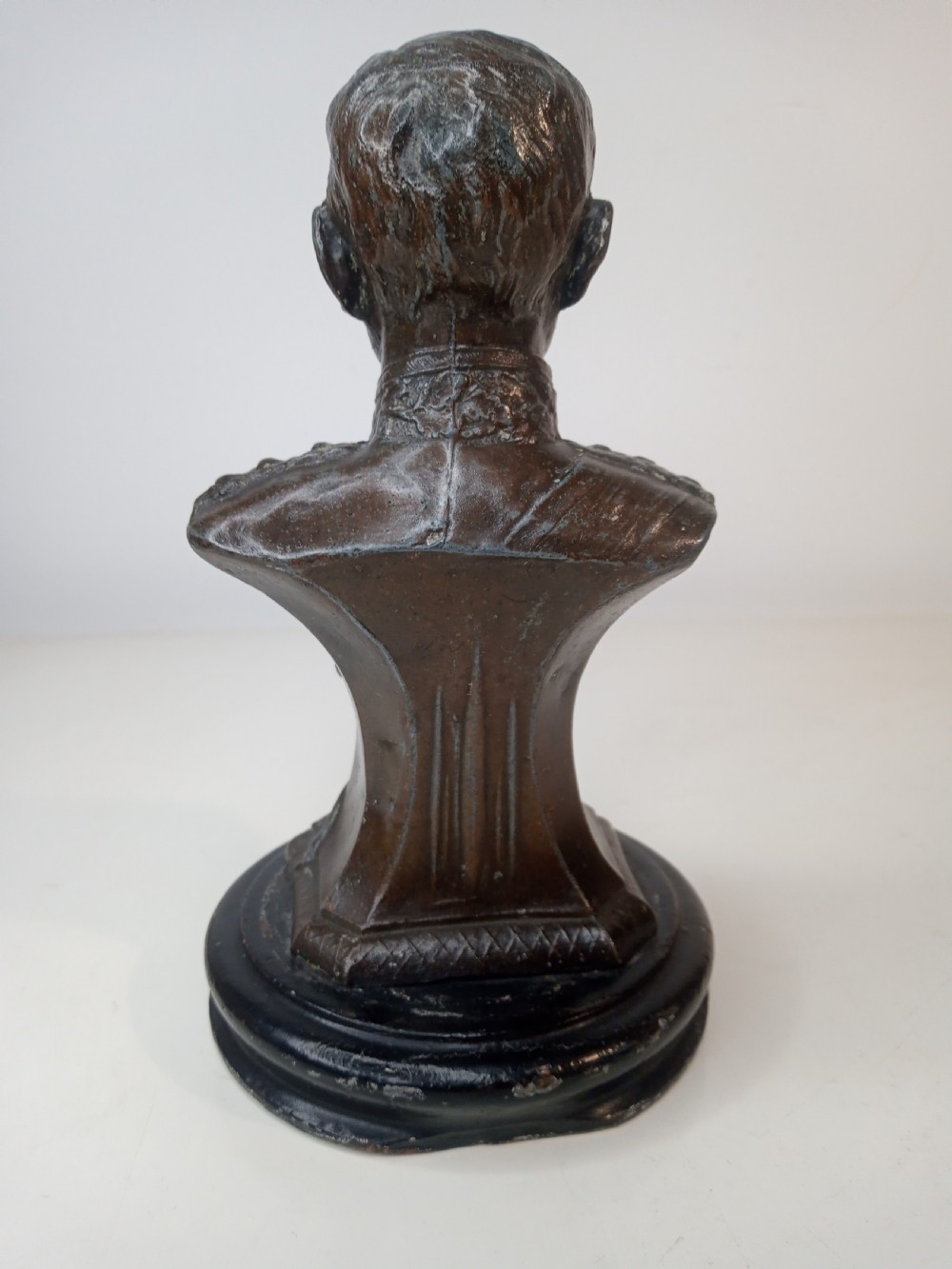 Early 1900's Bronzed Spelter Bust of Earl Roberts View III