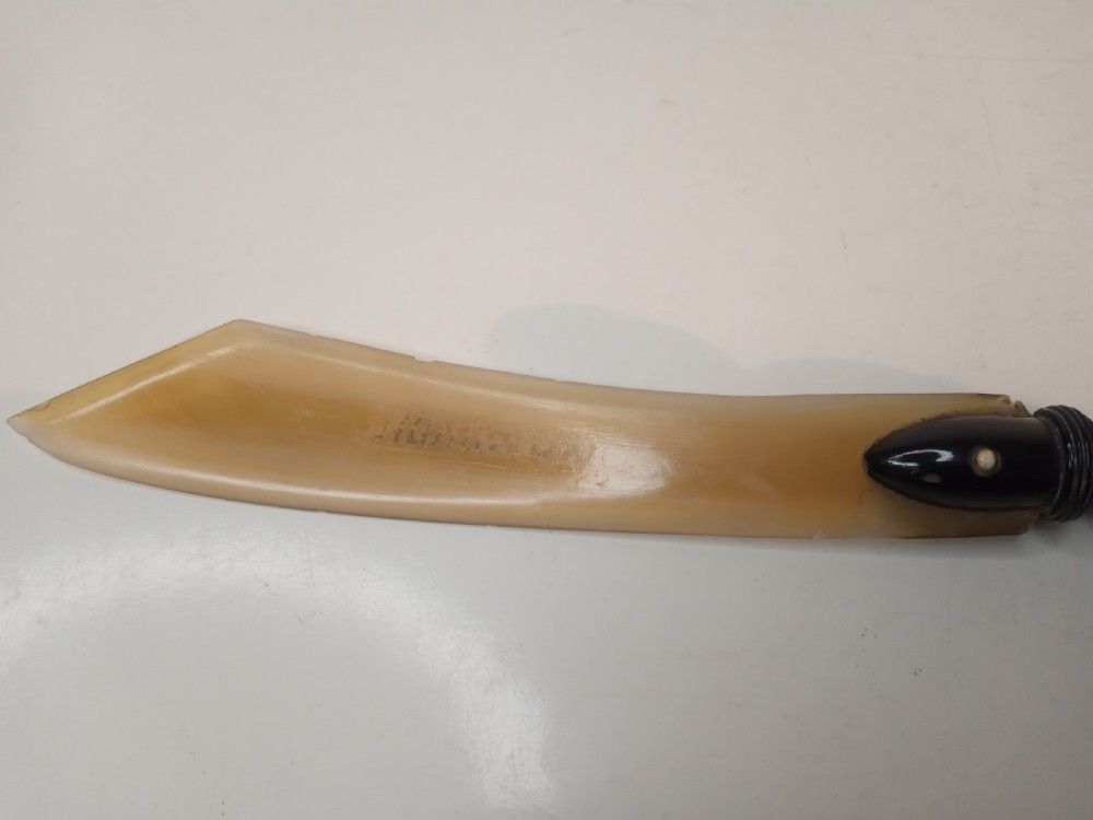 Early Edwardian Letter Opener made from an Ibex, View VI