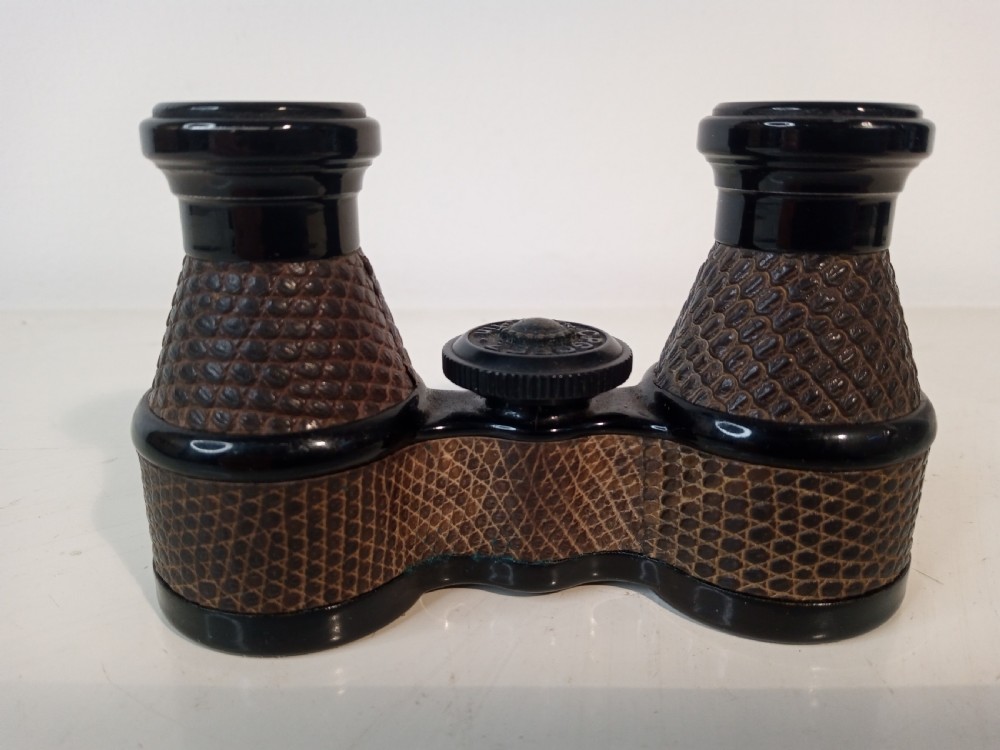 Early 1900's Lizard Skin German Opera Glasses