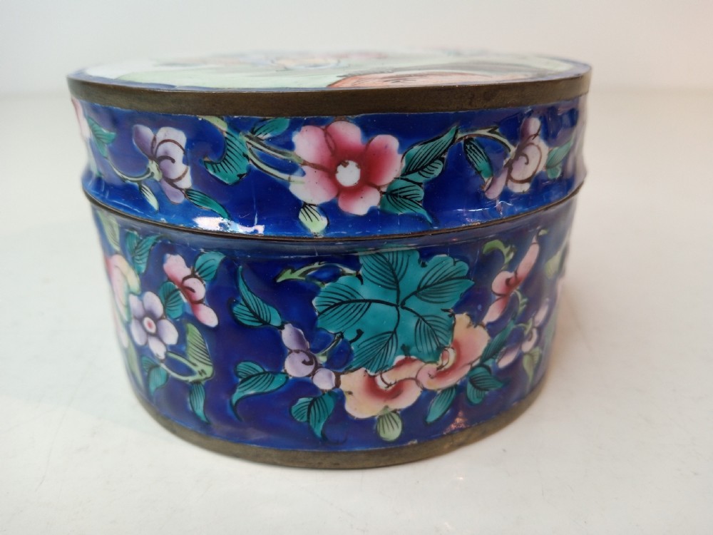Qing Dynasty Enamel Box View III
