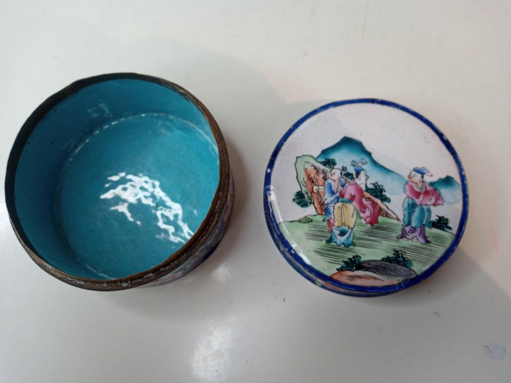 Qing Dynasty Enamel Box View VI