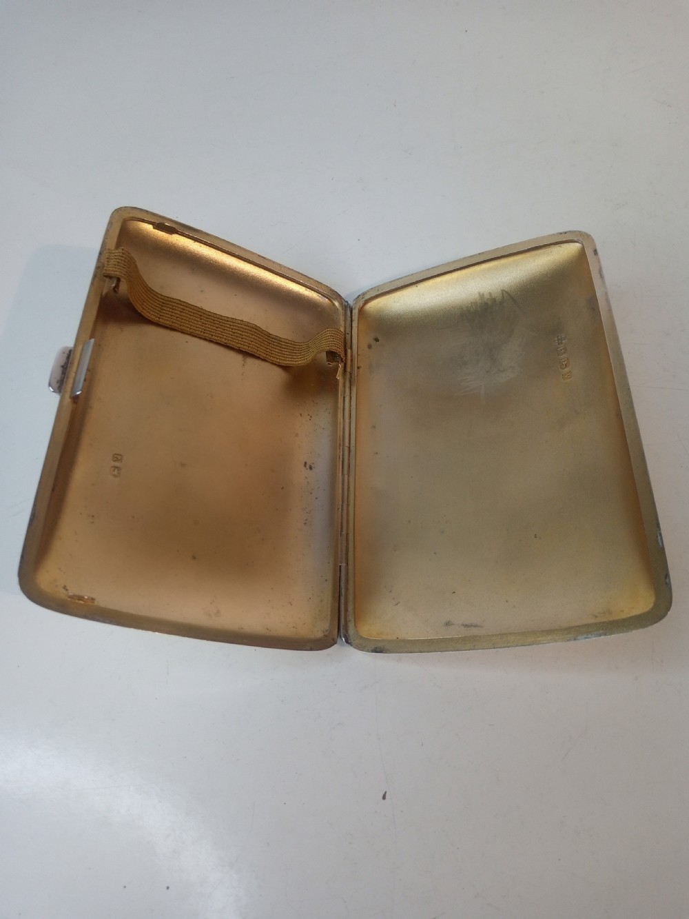  Silver Cigar Case, Hallmarked 1945 View II