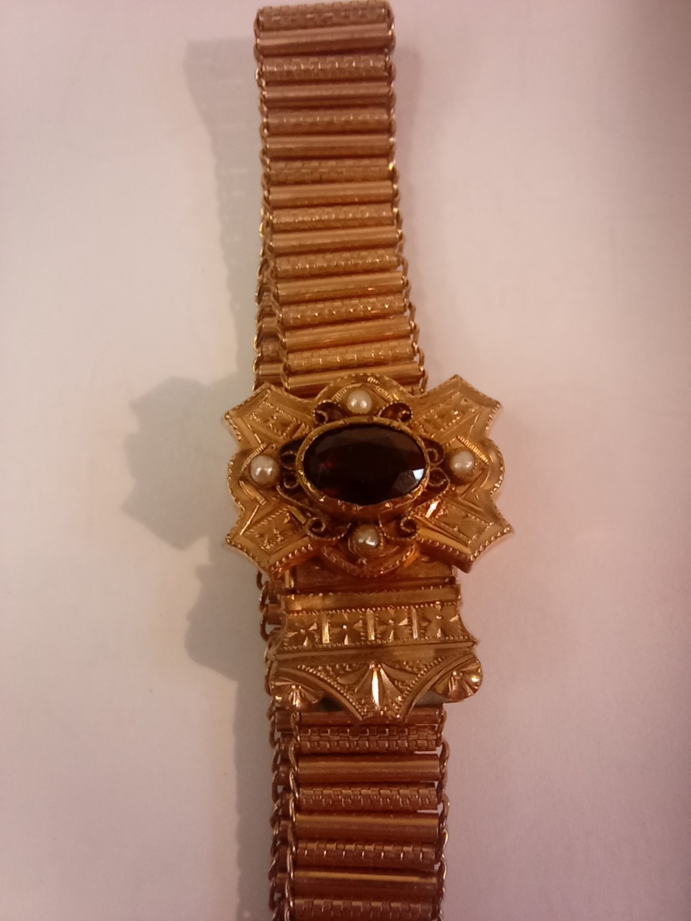 Victorian, late 1800's Rose Gold Filled Bracelet