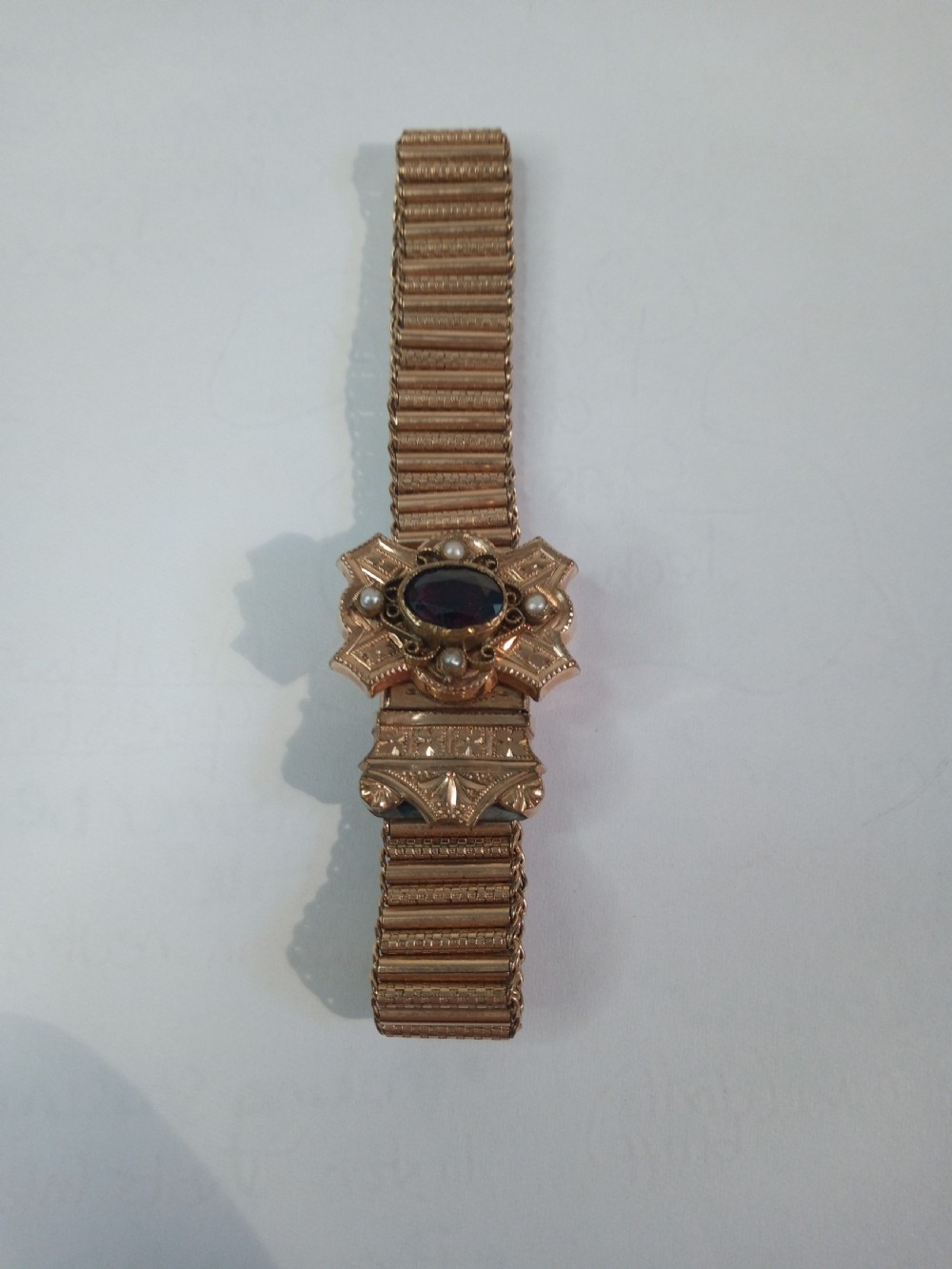 Victorian, late 1800's Rose Gold Filled Bracelet View II