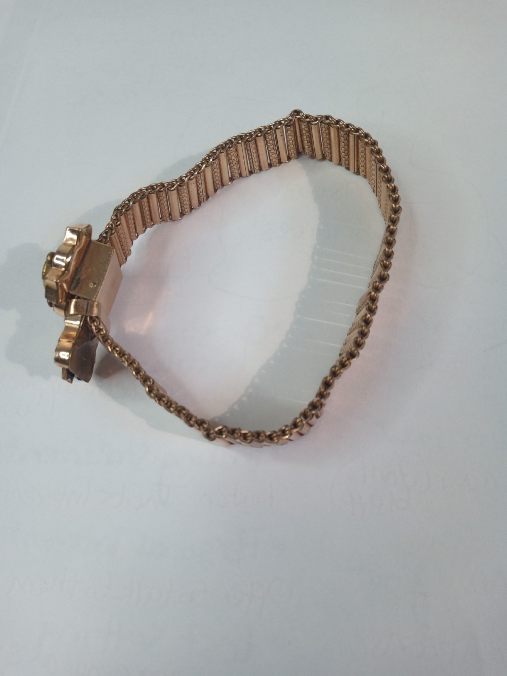 Victorian, late 1800's Rose Gold Filled Bracelet View IV