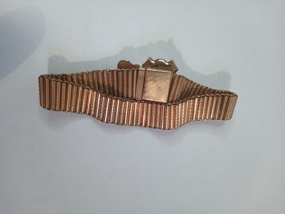 Victorian, late 1800's Rose Gold Filled Bracelet View V