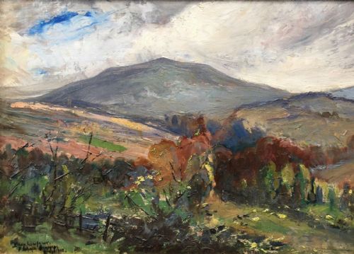 Brenhin Fawr Wales Signed Dated 1912 Original British Antique Oil Painting