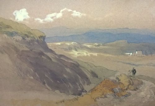 Thomas Miles Richardson 1813-1890 Signed Original 19th Century Antique Watercolour Landscape Painting