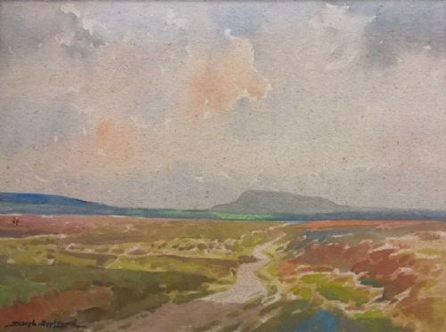 Joseph Appleyard Original Watercolour Painting Pen Y Ghent Yorkshire Landscape