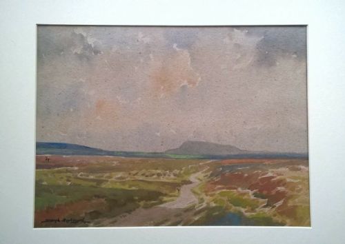 fig 1. JOSEPH APPLEYARD Original Watercolour Painting Pen Y Ghent Yorkshire Landscape
