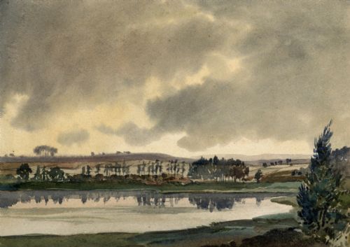 Attributed to  Joseph Appleyard Original Watercolour Painting Yorkshire Landscape